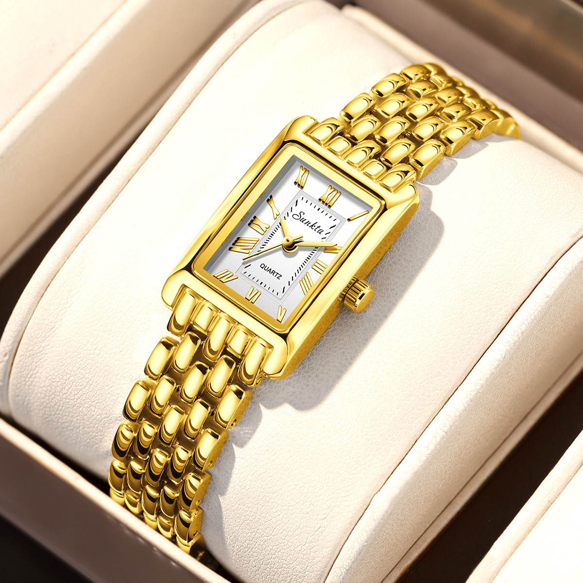 Women's Compact Minimalist Quartz Watch, Elegant Versatility